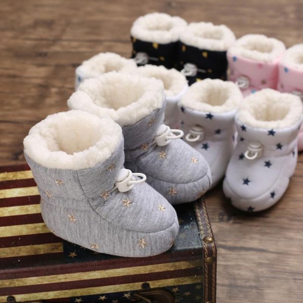 boots winter born baby non-slip sole toddler boys girls first walkers cotton booties infant warm fleece shoes snow 0-18m, Black;grey
boots winter born baby non-slip sole toddler boys girls first walkers cotton booties infant warm fleece shoes snow 0-18m, Black;grey