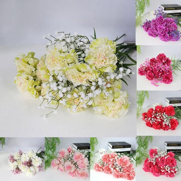 decorative flowers & wreaths fake bouquet artificial carnations silk flower bridal hydrangea thanksgiving mother's day gift home garden
decorative flowers & wreaths fake bouquet artificial carnations silk flower bridal hydrangea thanksgiving mother's day gift home garden