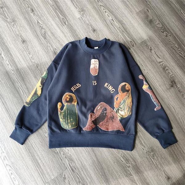 1:1 of kanye west chicago hoodies foam print jesus is king female sweatshirts 8g7u, Black
1:1 of kanye west chicago hoodies foam print jesus is king female sweatshirts 8g7u, Black