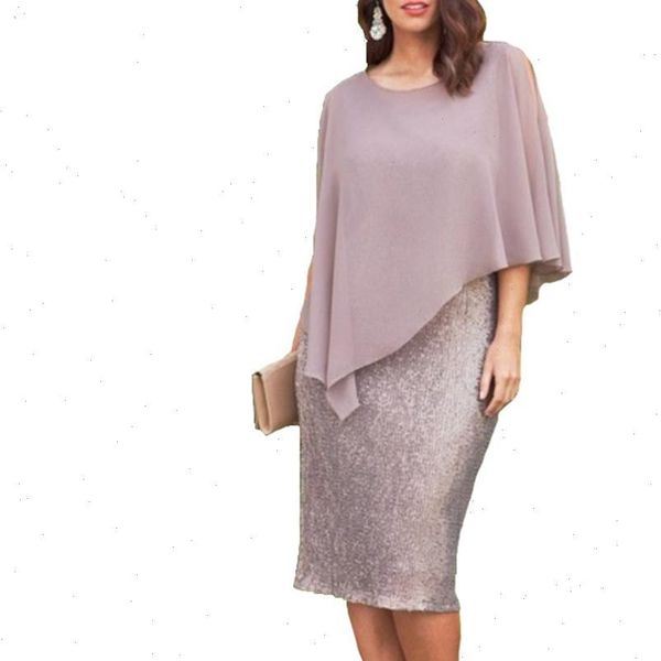new fashion elegant women plus size o neck chiffon patchwork double layer midi pencil dress drop shipping, Black;gray
new fashion elegant women plus size o neck chiffon patchwork double layer midi pencil dress drop shipping, Black;gray
