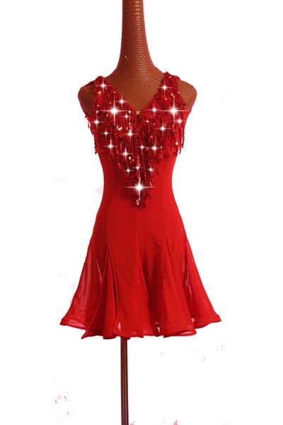 latin dance dress for women sparkly red fringe dresses lace tango cha cha rumber salsa party dancer signer stage dance costume, Black;red
latin dance dress for women sparkly red fringe dresses lace tango cha cha rumber salsa party dancer signer stage dance costume, Black;red
