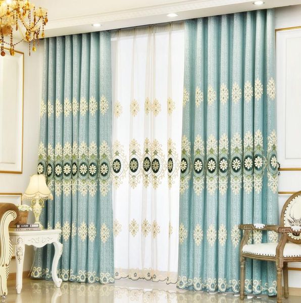 premium european blue chenille curtain sun flower embroidery shading luxury curtains for living dining room bedroom
premium european blue chenille curtain sun flower embroidery shading luxury curtains for living dining room bedroom