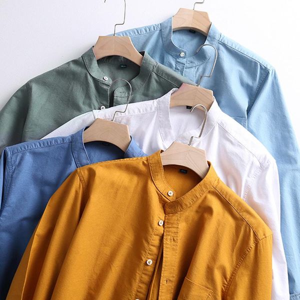 men's casual shirts 100% cotton mans long sleeves pockets shirt stand collar slim male clothing brand s-4xl 2022 spring, White;black
men's casual shirts 100% cotton mans long sleeves pockets shirt stand collar slim male clothing brand s-4xl 2022 spring, White;black