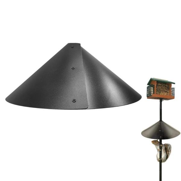 shade squirrel baffle, wrap guard around, hanging bird feeders, anti-rust galvanized steel - 16 inch
shade squirrel baffle, wrap guard around, hanging bird feeders, anti-rust galvanized steel - 16 inch