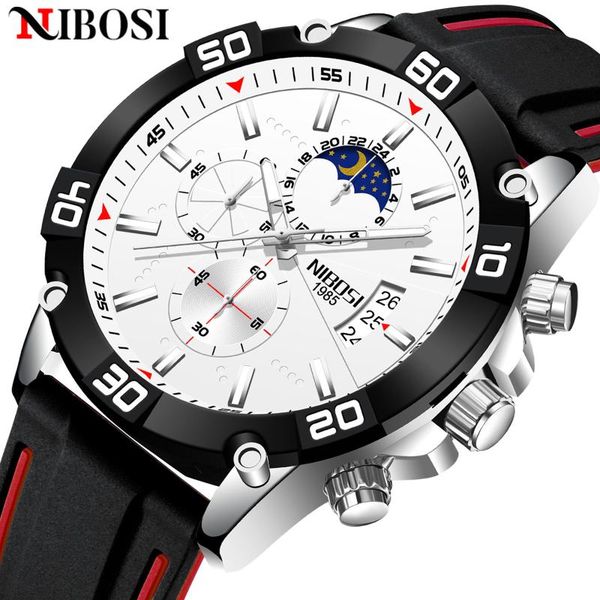 wristwatches nibosi men's military sport watches men waterproof fashion black silicone strap wristwatch man luxury brand luminous wa, Slivery;brown
wristwatches nibosi men's military sport watches men waterproof fashion black silicone strap wristwatch man luxury brand luminous wa, Slivery;brown