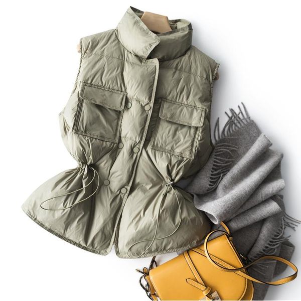 women's down & parkas winter women 90% white duck vest double breasted high collar jacket sleeveless ultra light waistcoat outwear, Black
women's down & parkas winter women 90% white duck vest double breasted high collar jacket sleeveless ultra light waistcoat outwear, Black