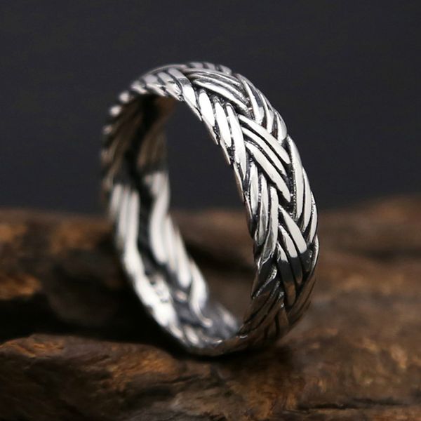 real 925 sterling silver retro thai silver wide cross rope jewelry for men and women wedding ring
real 925 sterling silver retro thai silver wide cross rope jewelry for men and women wedding ring