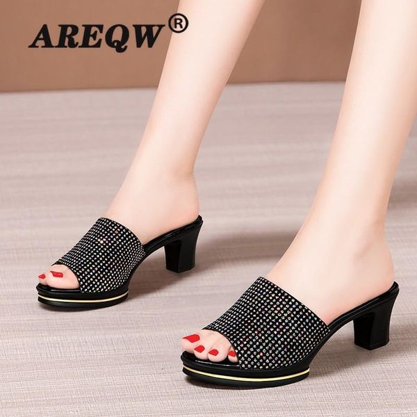 sandals summer graceful stylish women's open toe casual high chunky heels platforms mujer zapatos shoes, Black
sandals summer graceful stylish women's open toe casual high chunky heels platforms mujer zapatos shoes, Black