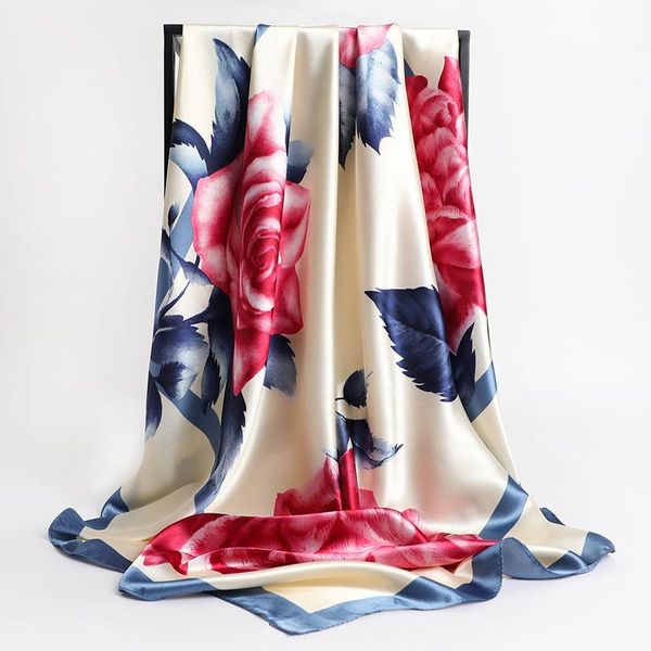 scarves fashion floral silk square scarf women satin hijab foulard neckerchief print lady shawls wraps hairscarf bandana 2021, Blue;gray
scarves fashion floral silk square scarf women satin hijab foulard neckerchief print lady shawls wraps hairscarf bandana 2021, Blue;gray