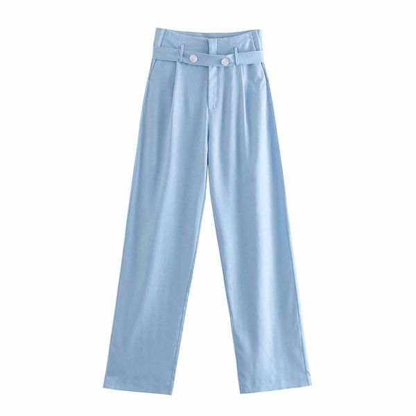 women's pants & capris puwd casual women blue high waist long 2021 summer fashion ladies loose straight trousers girls solid color chic, Black;white
women's pants & capris puwd casual women blue high waist long 2021 summer fashion ladies loose straight trousers girls solid color chic, Black;white