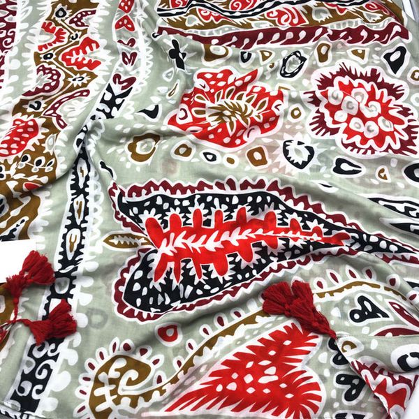 spring and summer new national style cashew sunscreen shawl scarf, Blue;black
spring and summer new national style cashew sunscreen shawl scarf, Blue;black