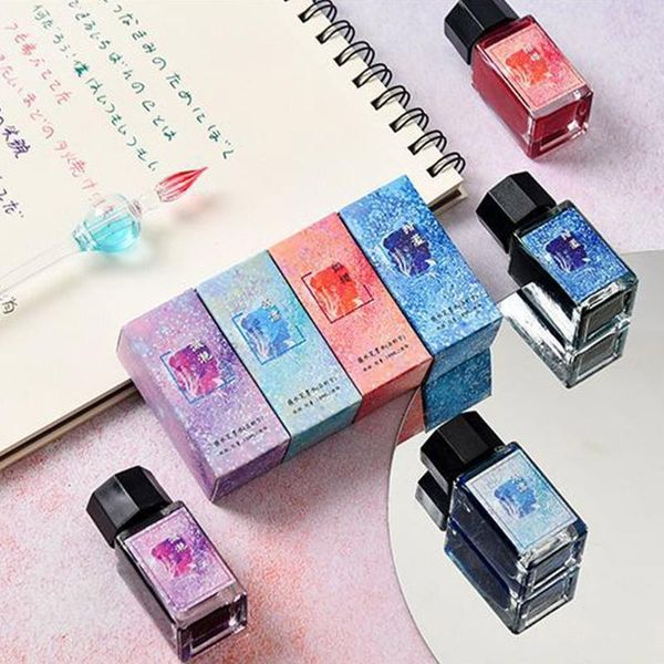 colors glass bottled smooth writing fountain pen non-carbon ink for refilling 97bf refills, Black;red
colors glass bottled smooth writing fountain pen non-carbon ink for refilling 97bf refills, Black;red