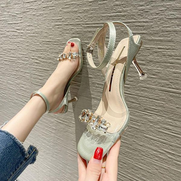 sandals the 2021 summer rhinestone one-liner with versatile 7cm high-heeled heels women stripper shoes, Black
sandals the 2021 summer rhinestone one-liner with versatile 7cm high-heeled heels women stripper shoes, Black