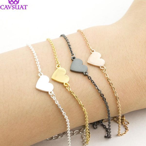 link, chain dainty forever love heart bracelet & bangle stainless steel lucky charm bracelets statement jewelry friend gifts, Black
link, chain dainty forever love heart bracelet & bangle stainless steel lucky charm bracelets statement jewelry friend gifts, Black