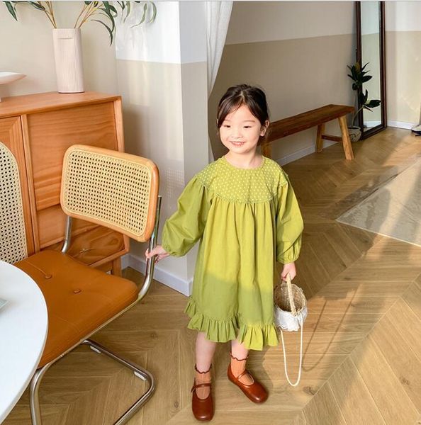 girl's dresses 2021 style girls dress fashion autumn full sleeve cotton 1-8 years qa391, Red;yellow
girl's dresses 2021 style girls dress fashion autumn full sleeve cotton 1-8 years qa391, Red;yellow