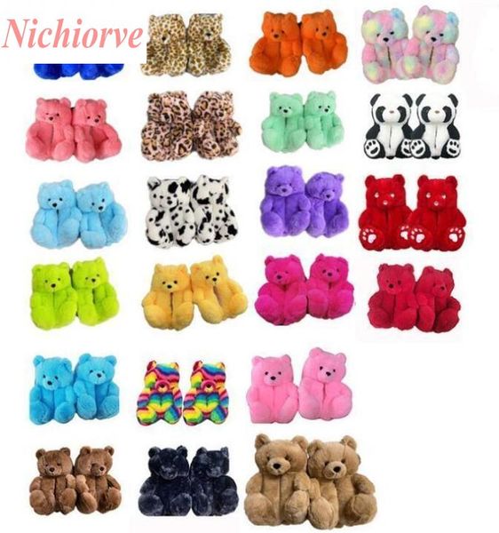 1 pair =2 pieces 18 styles warm shoes plush teddy bear house slippers brown women home indoor soft anti-slip faux fur cute fluffy pink leopa
1 pair =2 pieces 18 styles warm shoes plush teddy bear house slippers brown women home indoor soft anti-slip faux fur cute fluffy pink leopa