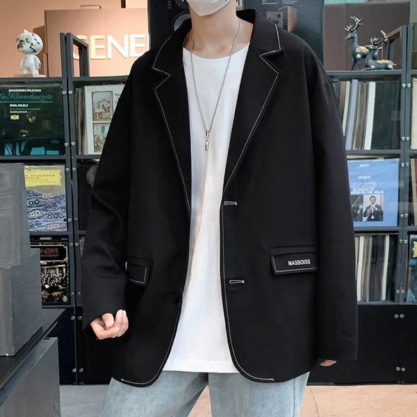 men's suits & blazers 2021 autumn winter fashion england style high-quality smart casual handsome single breasted long, White;black
men's suits & blazers 2021 autumn winter fashion england style high-quality smart casual handsome single breasted long, White;black