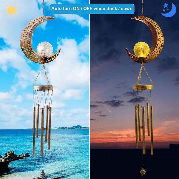 elegant solar wrought iron hollow moon lamp wind chime metal multi-tube wall hanging decor ornament for home living room #t2g
elegant solar wrought iron hollow moon lamp wind chime metal multi-tube wall hanging decor ornament for home living room #t2g