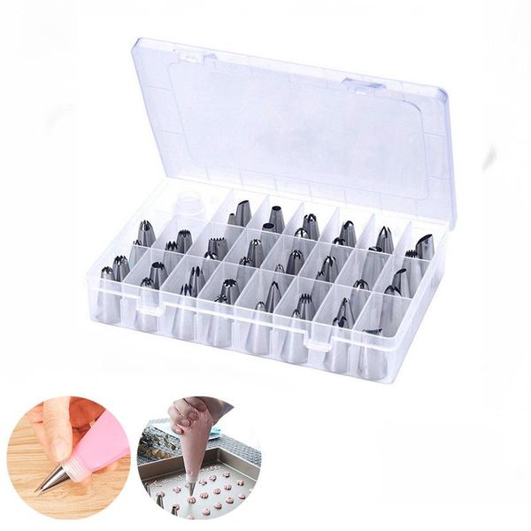 baking & pastry tools 24pcs/set stainless steel cream nozzles cake cookies chocolate tips practical decoration
baking & pastry tools 24pcs/set stainless steel cream nozzles cake cookies chocolate tips practical decoration