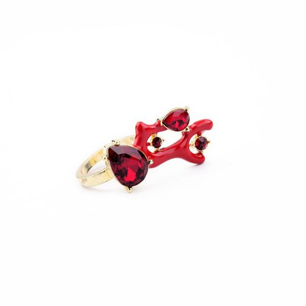 cluster rings cool water drop crystal branched red ring for women gold color 2021 designer jewelry, Golden;silver
cluster rings cool water drop crystal branched red ring for women gold color 2021 designer jewelry, Golden;silver