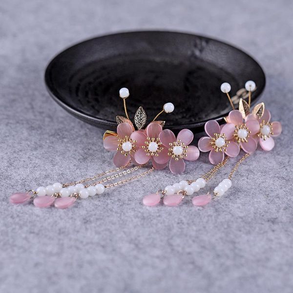 hair clips & barrettes hanfu hairpin ancient style step swaying tassel girl ornament earrings, Golden;silver
hair clips & barrettes hanfu hairpin ancient style step swaying tassel girl ornament earrings, Golden;silver