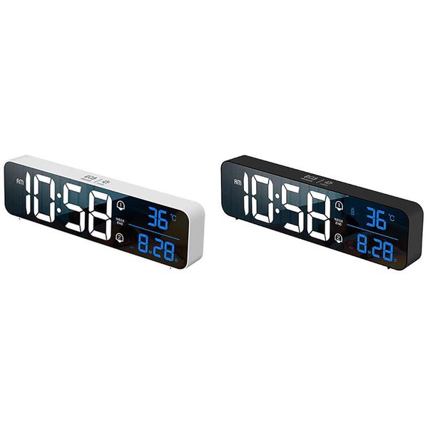 savlot portable digital alarm clock with 40 classic music, sound control display, mirror design, bedside
savlot portable digital alarm clock with 40 classic music, sound control display, mirror design, bedside