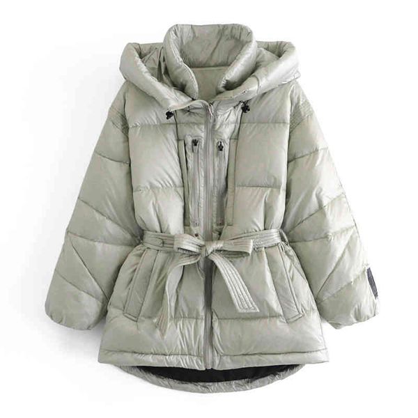 down jacket bjh2021 autumn and winter waist closing hooded thickened women's hudj720e, Black
down jacket bjh2021 autumn and winter waist closing hooded thickened women's hudj720e, Black