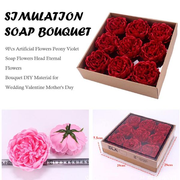decorative flowers & wreaths 9pcs artificial peony violet soap head eternal bouquet diy material for wedding valentine mother's day
decorative flowers & wreaths 9pcs artificial peony violet soap head eternal bouquet diy material for wedding valentine mother's day