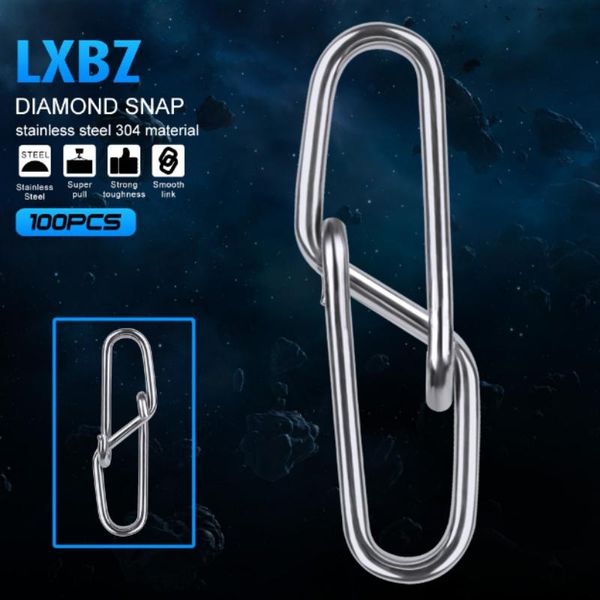 fishing hooks 100pcs/lot diamond snap barrel swivel safety 12mm-28.5mm 0#-6# swivels tackle accessories tool
fishing hooks 100pcs/lot diamond snap barrel swivel safety 12mm-28.5mm 0#-6# swivels tackle accessories tool
