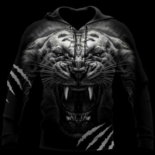 men's hoodies & sweatshirts tiger warrior 3d printed hoodie for men and women harajuku fashion sport hooded spring/autumn sweatshirt ca, Black
men's hoodies & sweatshirts tiger warrior 3d printed hoodie for men and women harajuku fashion sport hooded spring/autumn sweatshirt ca, Black