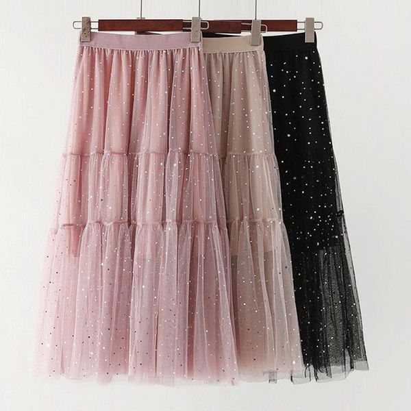 skirts spring korean satrs sequined boho maxi long mesh starry metallic patchwork tulle a-line mid calf, Black
skirts spring korean satrs sequined boho maxi long mesh starry metallic patchwork tulle a-line mid calf, Black