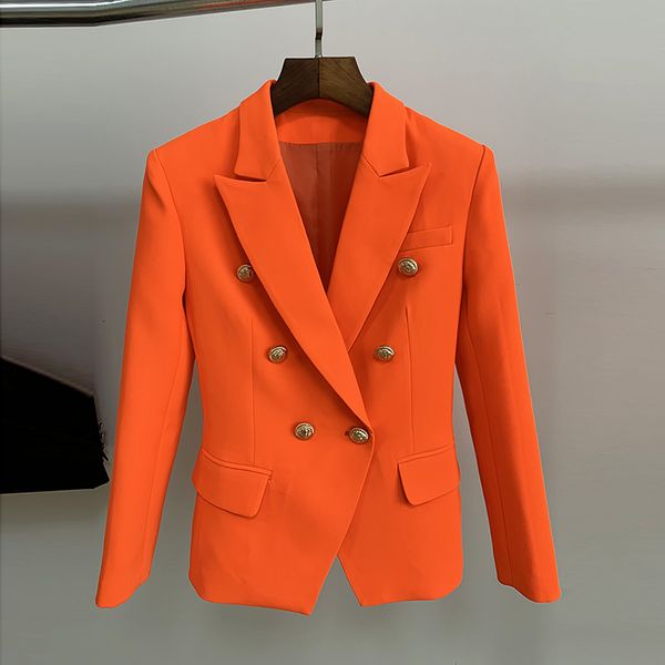 2021 new high street classic baroque designer women's metal lion buttons double breasted blazer orange hayp, White;black
2021 new high street classic baroque designer women's metal lion buttons double breasted blazer orange hayp, White;black