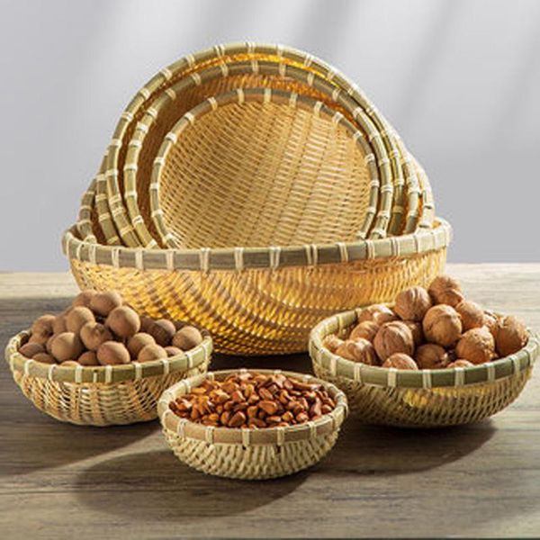 storage baskets bamboo woven products, round dustpan, household farm fruit, steamed bread basket, dried fruit snack storage, small basket
storage baskets bamboo woven products, round dustpan, household farm fruit, steamed bread basket, dried fruit snack storage, small basket