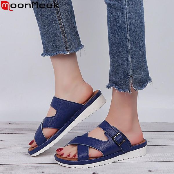 moonmeek big size 34-43 new summer sandals buckle flat with ladies shoes comfortable simple casual women sandals 2021, Black
moonmeek big size 34-43 new summer sandals buckle flat with ladies shoes comfortable simple casual women sandals 2021, Black