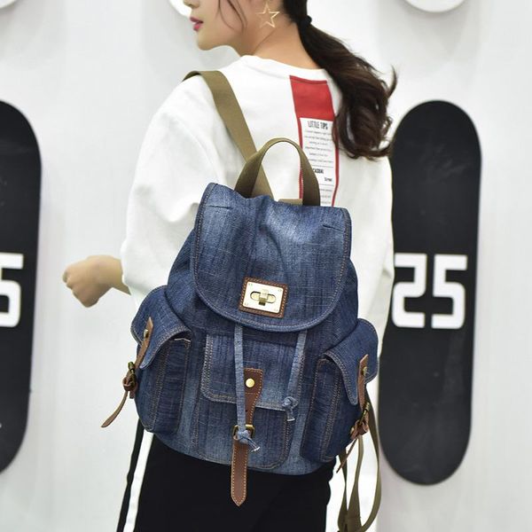 backpack jchensj denim women's 2021 outdoor large capacity vintage casual travel female bag canvas fashion man's
backpack jchensj denim women's 2021 outdoor large capacity vintage casual travel female bag canvas fashion man's