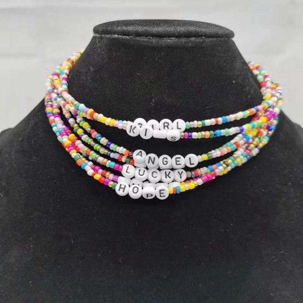 chokers boho bead necklaces bohemian stained sead moon lucky love hope girl kiss woman choker chain necklace y2k summer accessories, Golden;silver
chokers boho bead necklaces bohemian stained sead moon lucky love hope girl kiss woman choker chain necklace y2k summer accessories, Golden;silver