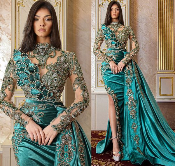 2022 plus size arabic aso ebi hunter green mermaid prom dresses beaded crystals lace evening formal party second reception birthday engageme, Black
2022 plus size arabic aso ebi hunter green mermaid prom dresses beaded crystals lace evening formal party second reception birthday engageme, Black