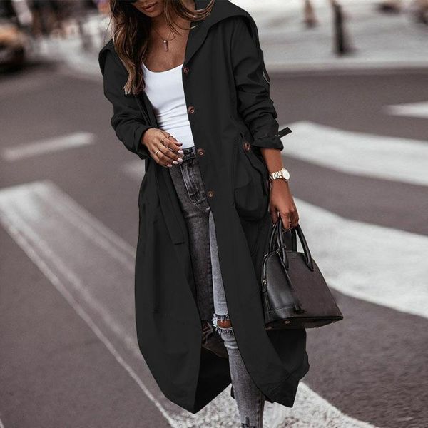 women's trench coats fashion single breasted button women long cardigan autumn sleeve overcoat winter solid hooded sweatshirt jacket, Tan;black
women's trench coats fashion single breasted button women long cardigan autumn sleeve overcoat winter solid hooded sweatshirt jacket, Tan;black
