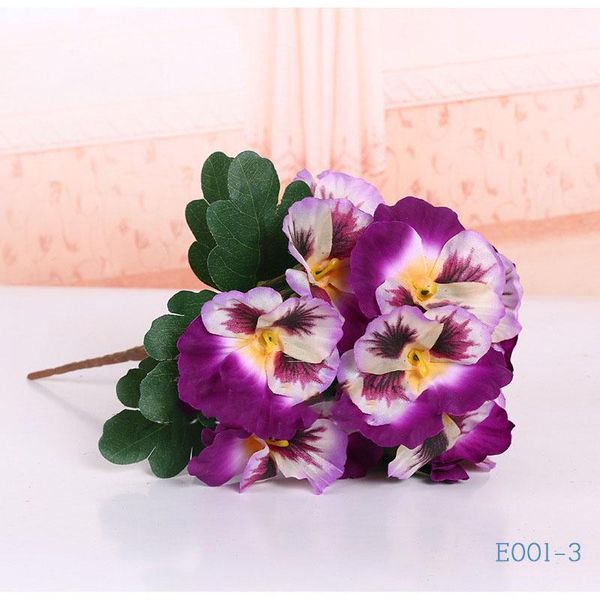 decorative flowers & wreaths 1pc pansy artificial silk flower bouquet home display decoration fake plants
decorative flowers & wreaths 1pc pansy artificial silk flower bouquet home display decoration fake plants