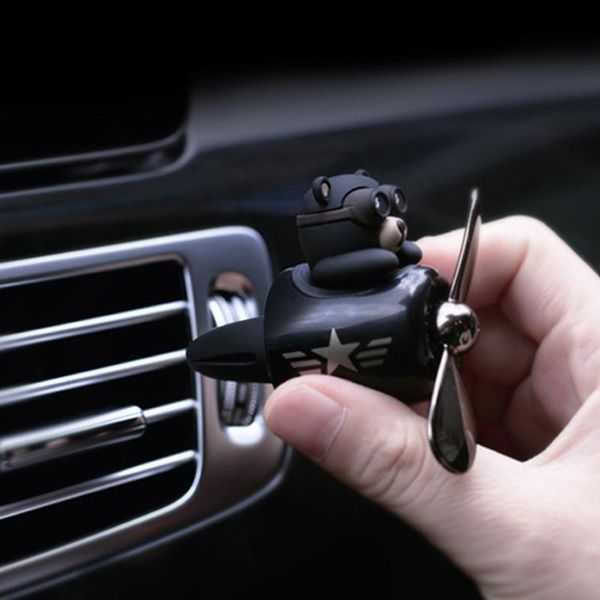 car air freshener pilot rotating propeller outlet fragrance flavor bear accessories 
car air freshener pilot rotating propeller outlet fragrance flavor bear accessories