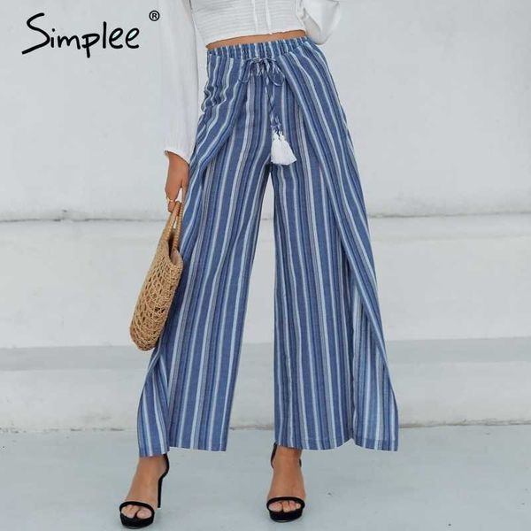simplee casual striped women long pants capris high waist sashes tassel pleated cotton linen pants boho trousers female 2021 y19070101, Black;white
simplee casual striped women long pants capris high waist sashes tassel pleated cotton linen pants boho trousers female 2021 y19070101, Black;white