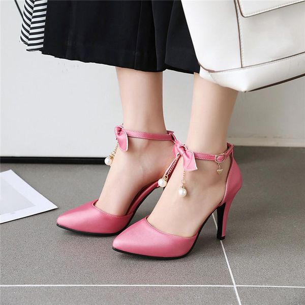 dress shoes ymechic 2021 summer fashion elegant bead chain bow high heel pumps women ankle strap white pink womens party, Black
dress shoes ymechic 2021 summer fashion elegant bead chain bow high heel pumps women ankle strap white pink womens party, Black