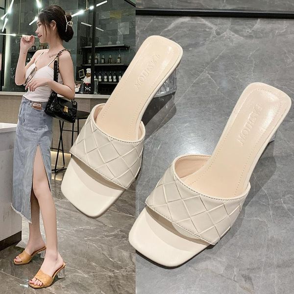 dress shoes women's chunk heel slipper 2021 outwear fashion go with crystal and flip-flops summer high, Black
dress shoes women's chunk heel slipper 2021 outwear fashion go with crystal and flip-flops summer high, Black