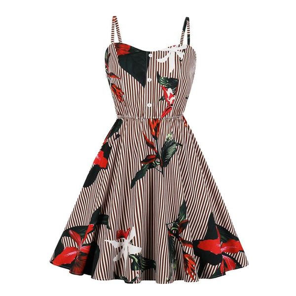 casual dresses mixinni 1938 2021 summer style european and american women's sling stripe printed holiday dress, Black;gray
casual dresses mixinni 1938 2021 summer style european and american women's sling stripe printed holiday dress, Black;gray