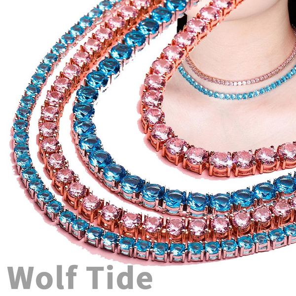 chains hip hop bling pink blue cz cubic zirconia tennis chain choker necklace fashion jewelry party collar for men women, Silver
chains hip hop bling pink blue cz cubic zirconia tennis chain choker necklace fashion jewelry party collar for men women, Silver