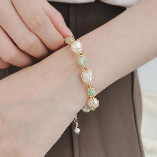 beaded, strands 14k gold plated natural stone handmade charm cuff bangles adjustable freshwater pearl bracelet for women, Black
beaded, strands 14k gold plated natural stone handmade charm cuff bangles adjustable freshwater pearl bracelet for women, Black