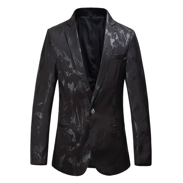 m-6xl plus size fashion slim printed blazer business casual men suit jacket one button black blue office blazers spring autumn, Black;red
m-6xl plus size fashion slim printed blazer business casual men suit jacket one button black blue office blazers spring autumn, Black;red