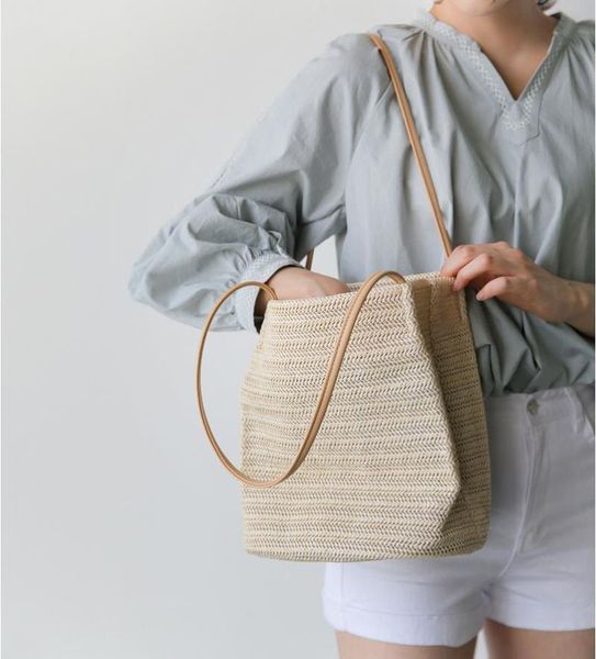 shoulder bags 2021 casual weave single lady straw bag ins wind summer style bucket women handbag
shoulder bags 2021 casual weave single lady straw bag ins wind summer style bucket women handbag