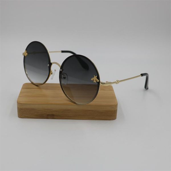 selling metal bee vintage sunglasses brand designer women's sun glasses mirror points rimless round sunglasses male uv400 eyewear, White;black
selling metal bee vintage sunglasses brand designer women's sun glasses mirror points rimless round sunglasses male uv400 eyewear, White;black