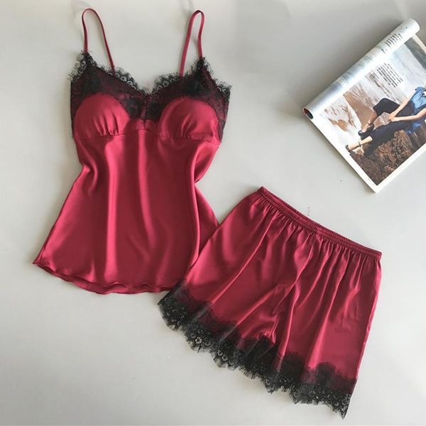 ladies lace stitching strap pajamas boxer shorts europe and the united states lace pajamas, Black;red
ladies lace stitching strap pajamas boxer shorts europe and the united states lace pajamas, Black;red